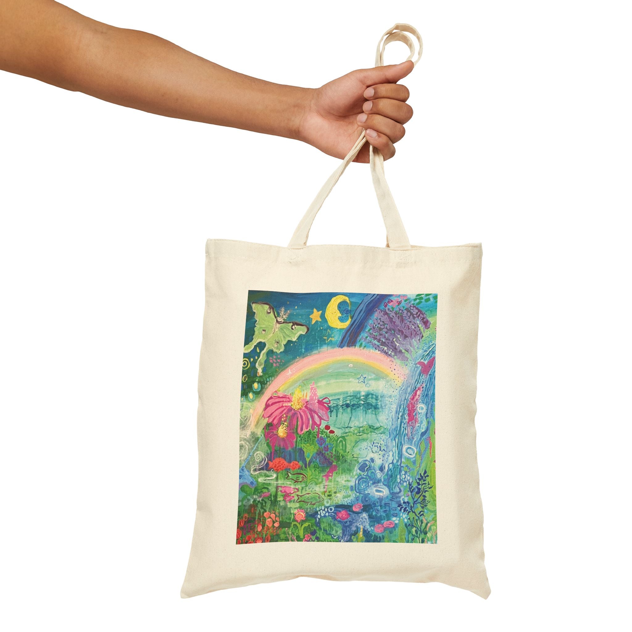 "Girl World" Canvas Tote Bag