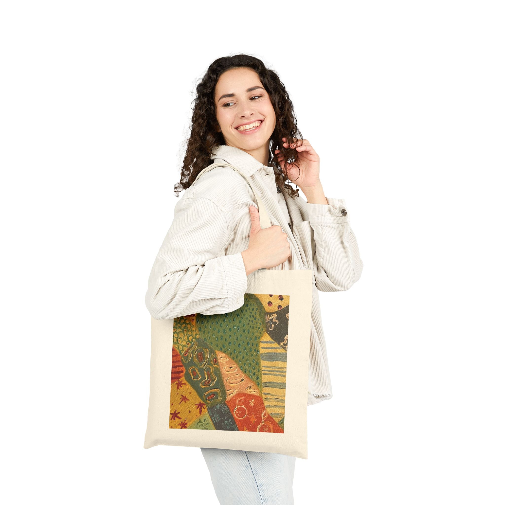 "A Patchwork Quilt" Cotton Canvas Tote Bag