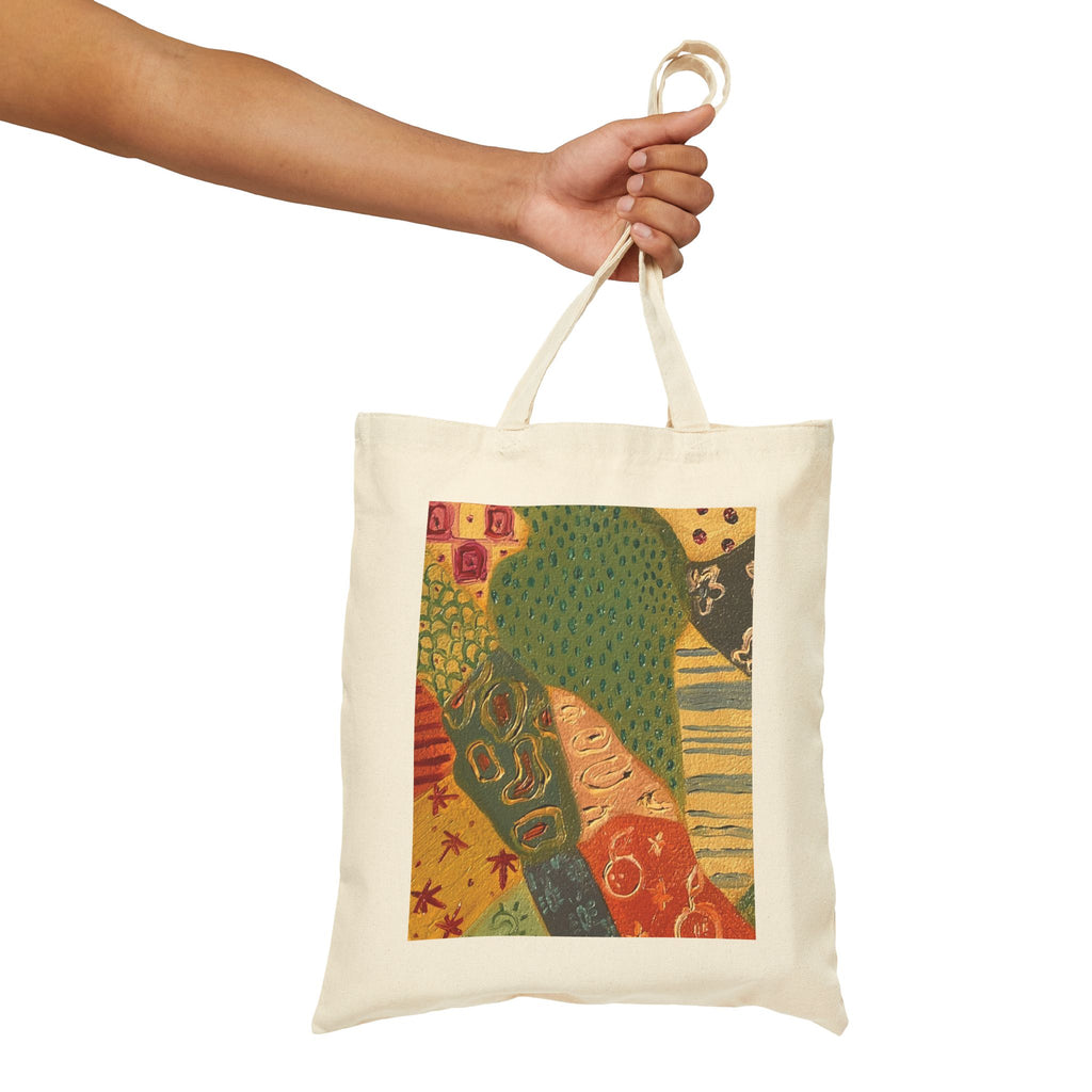 "A Patchwork Quilt" Cotton Canvas Tote Bag