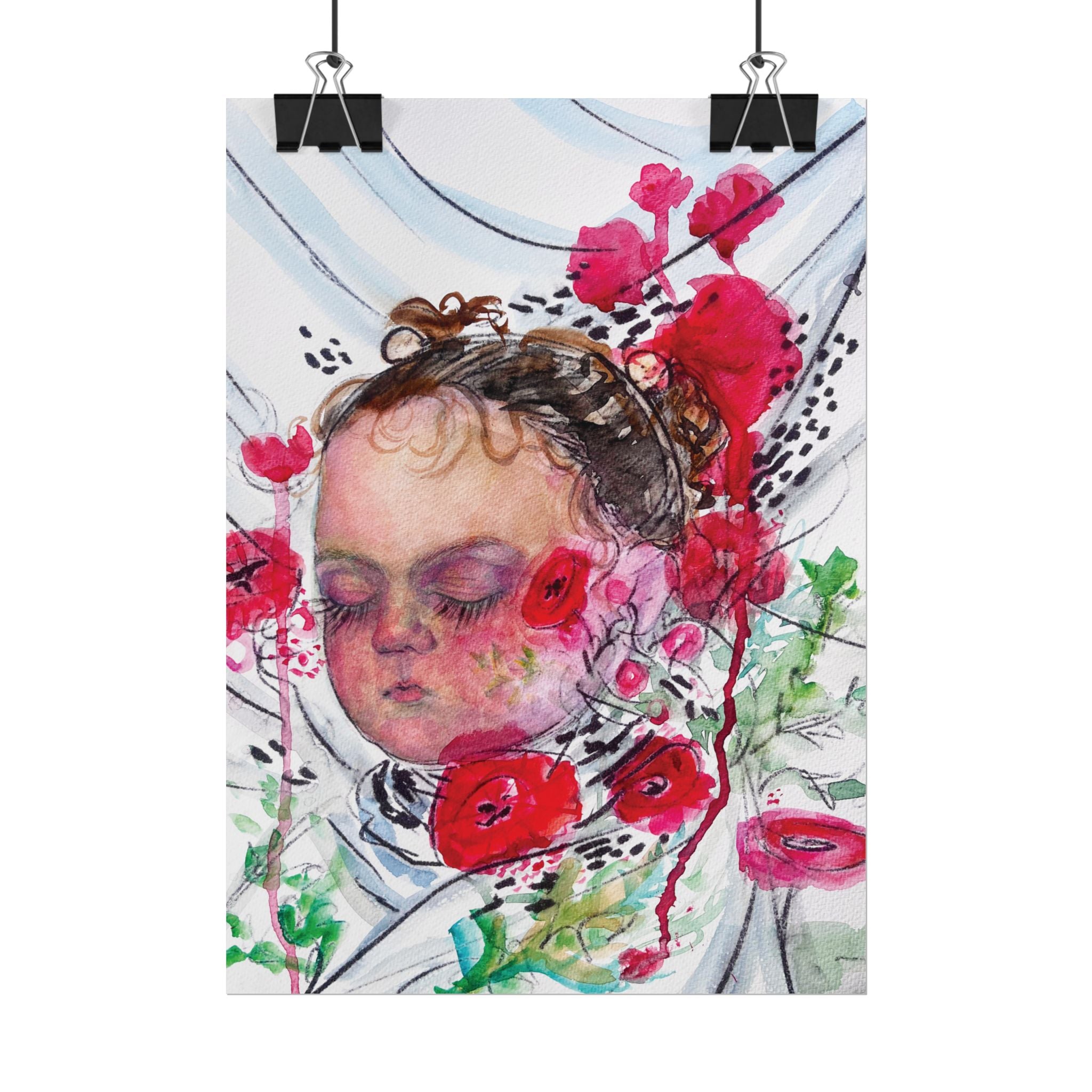 "Palestinian Girl" Rolled Poster