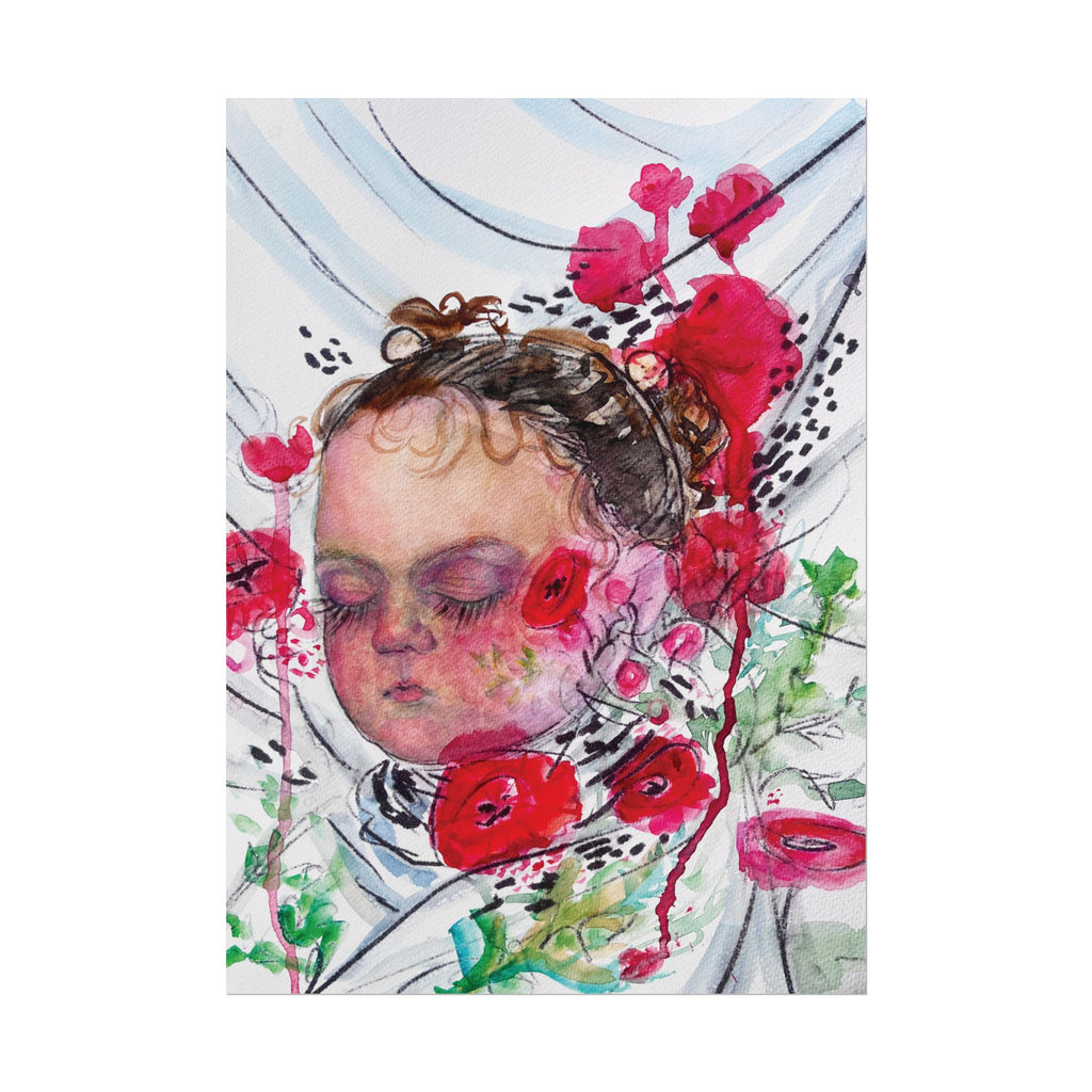 "Palestinian Girl" Rolled Poster