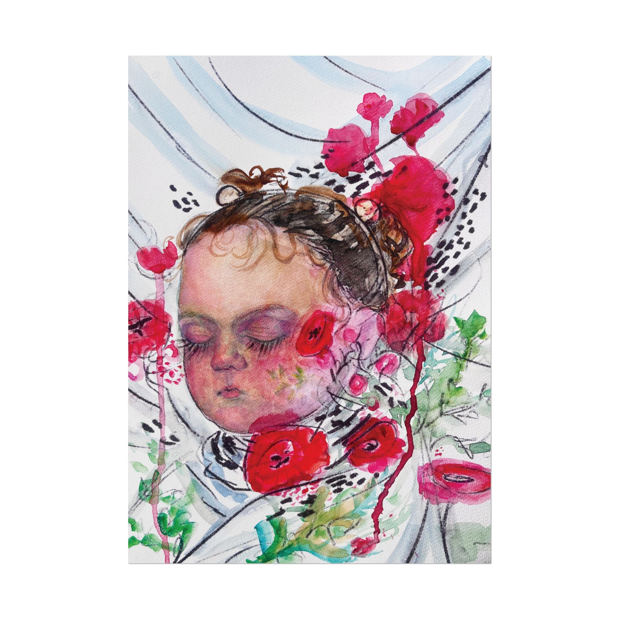 "Palestinian Girl" Rolled Poster