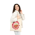 "Face of Spring" Cotton Canvas Tote Bag