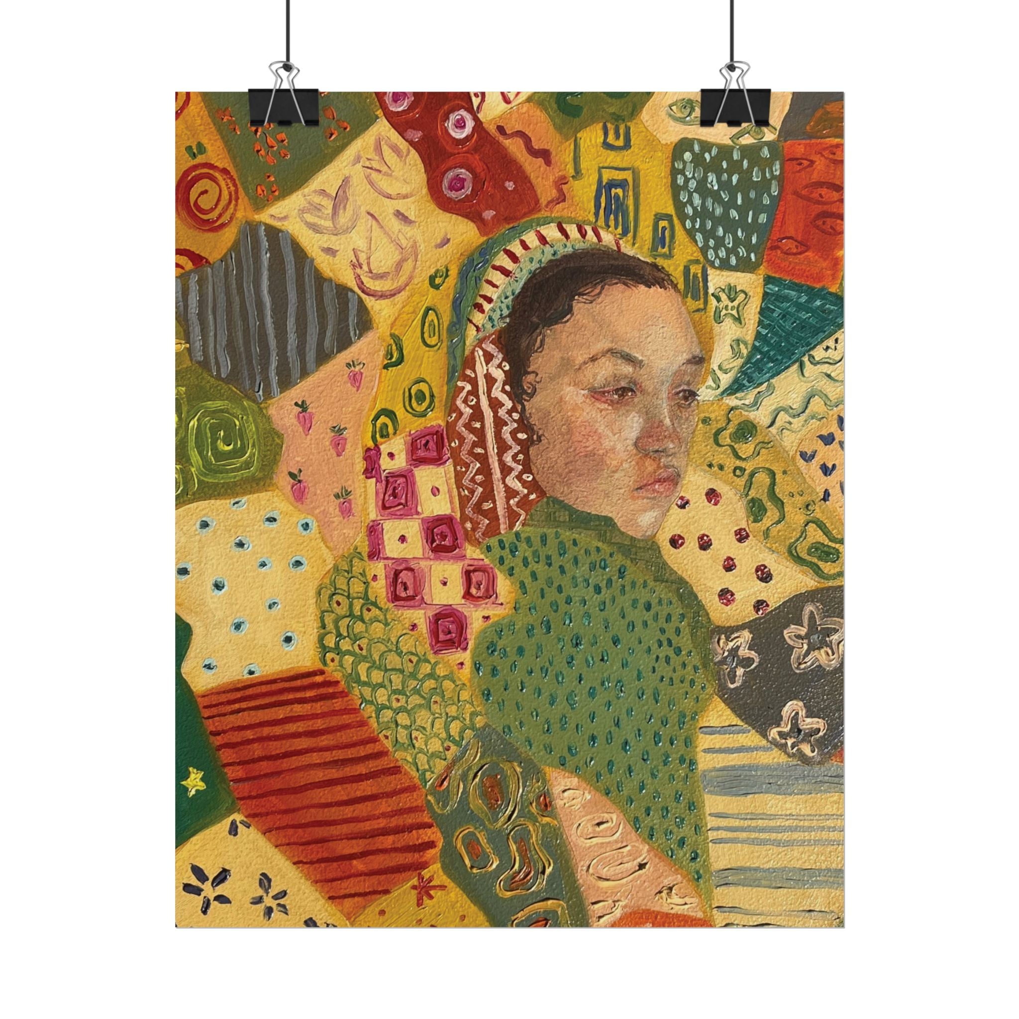 "A Patchwork Quilt" Rolled Poster