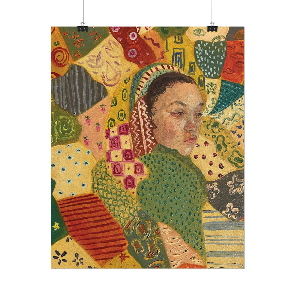 "A Patchwork Quilt" Rolled Poster