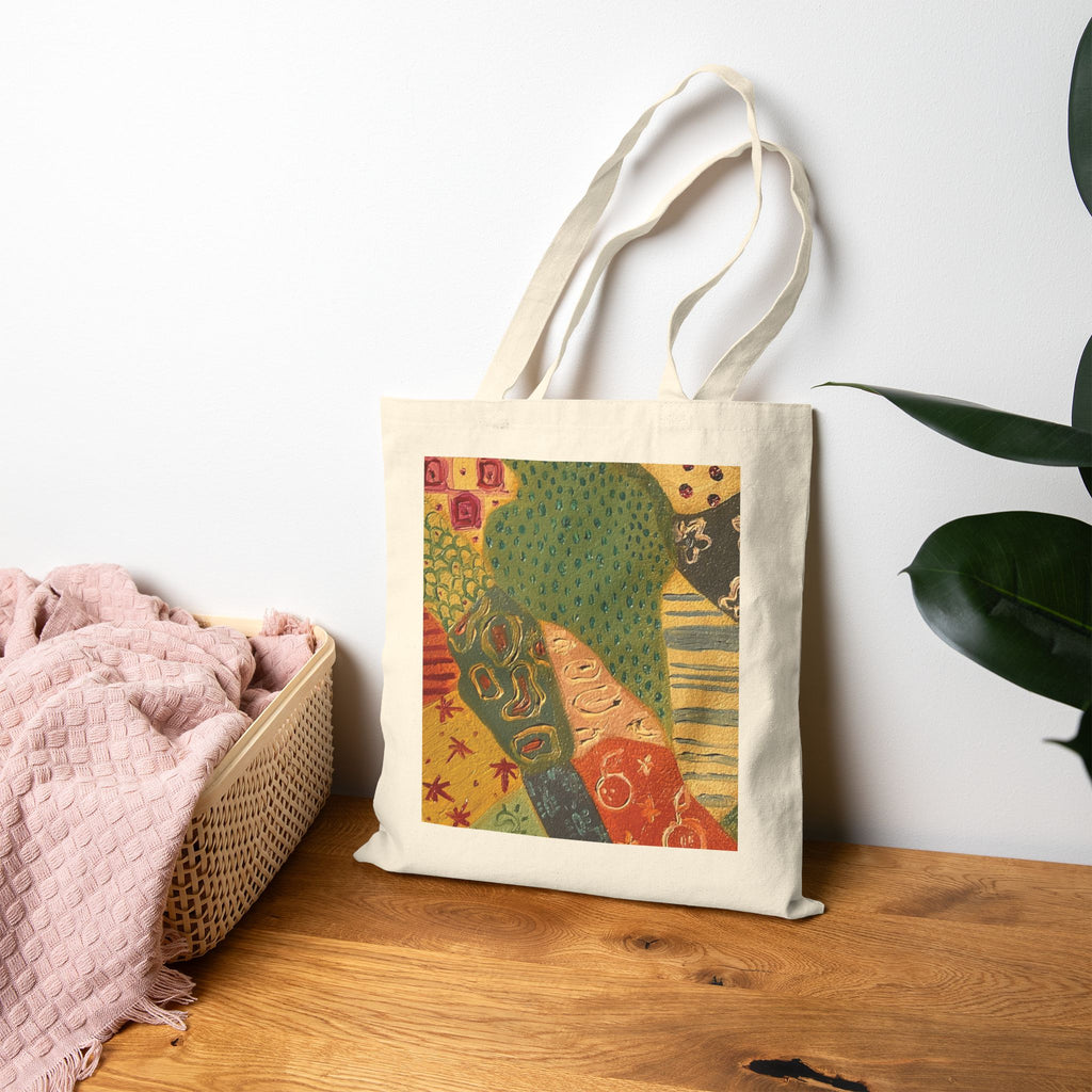 "A Patchwork Quilt" Cotton Canvas Tote Bag