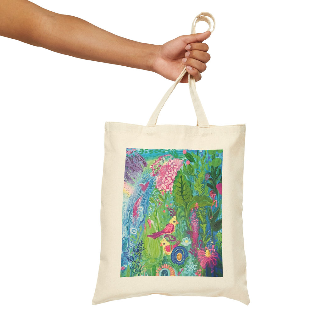 "Girl World" Canvas Tote Bag
