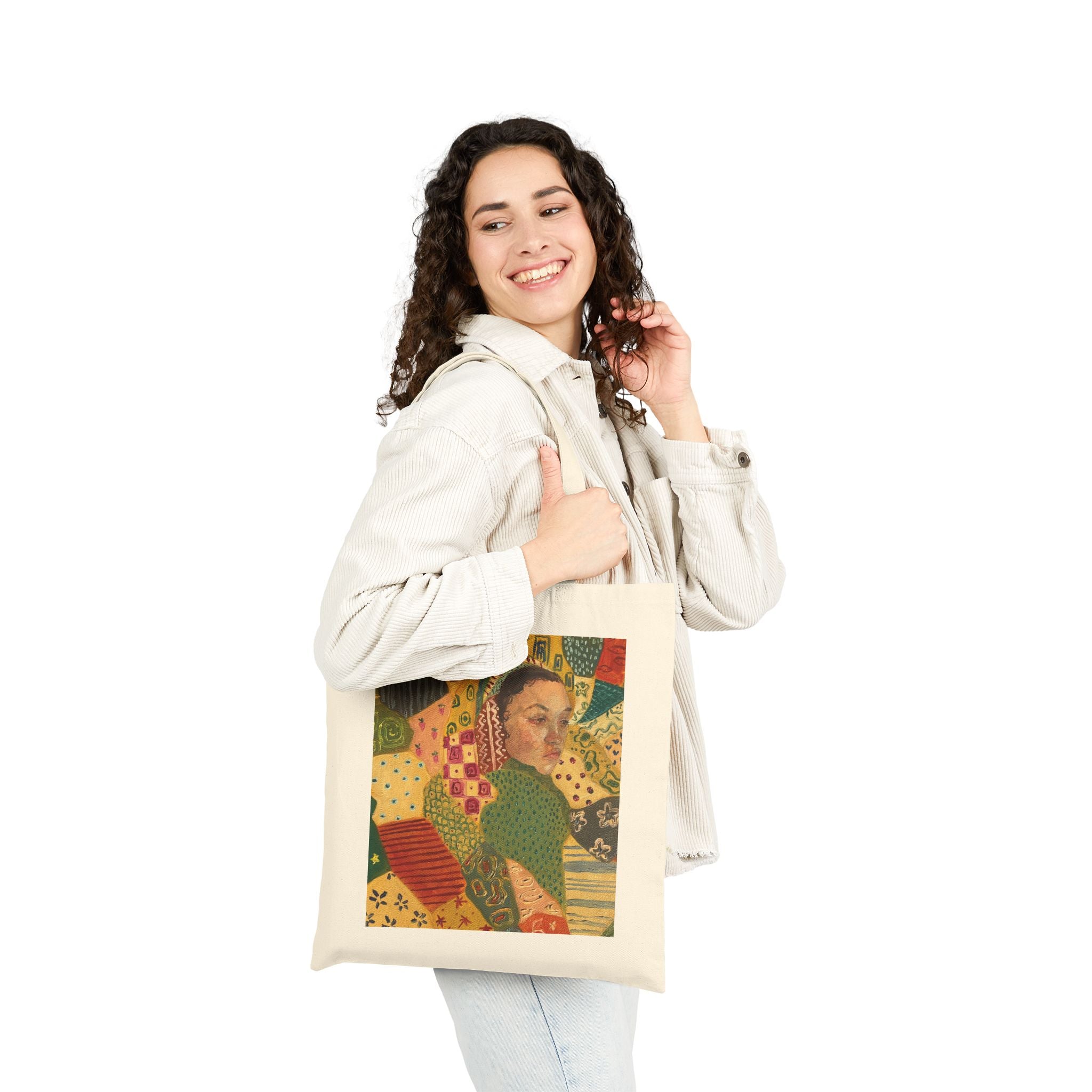 "A Patchwork Quilt" Cotton Canvas Tote Bag