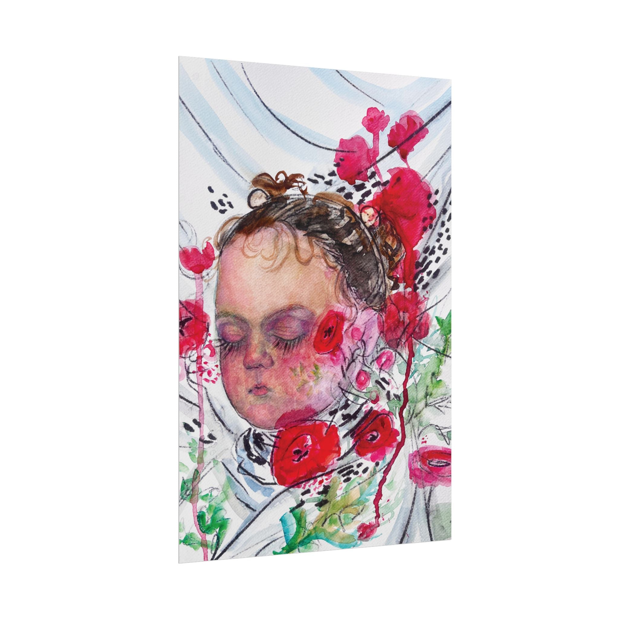 "Palestinian Girl" Rolled Poster