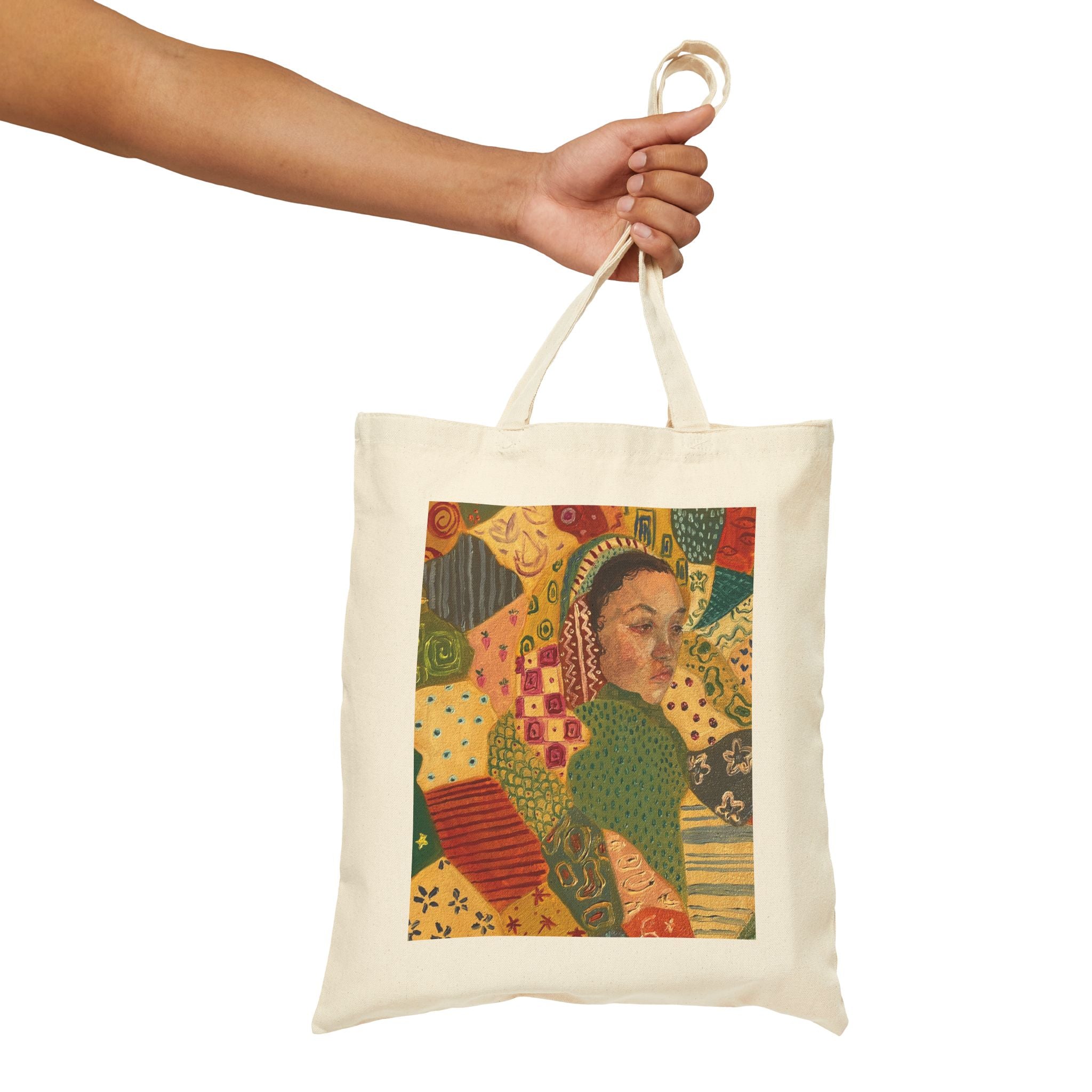 "A Patchwork Quilt" Cotton Canvas Tote Bag