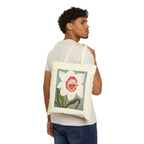 "Face of Spring" Cotton Canvas Tote Bag