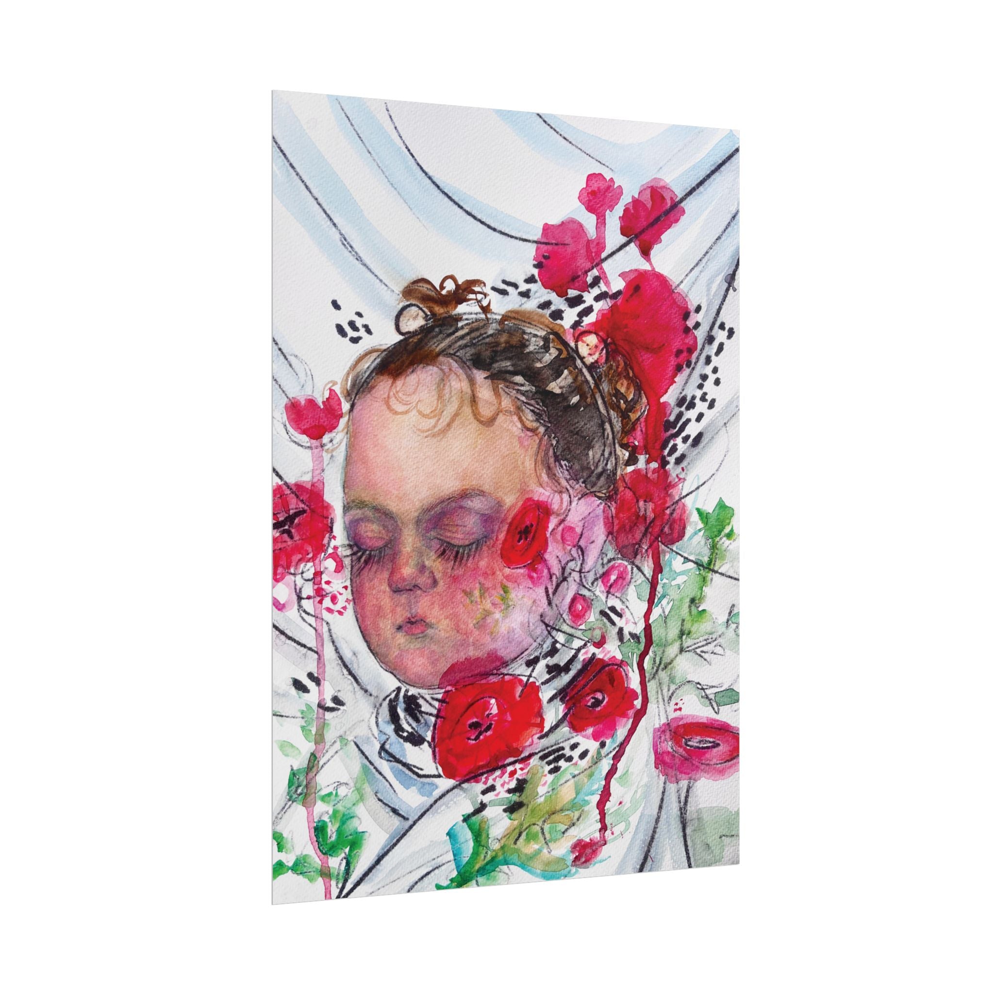 "Palestinian Girl" Rolled Poster