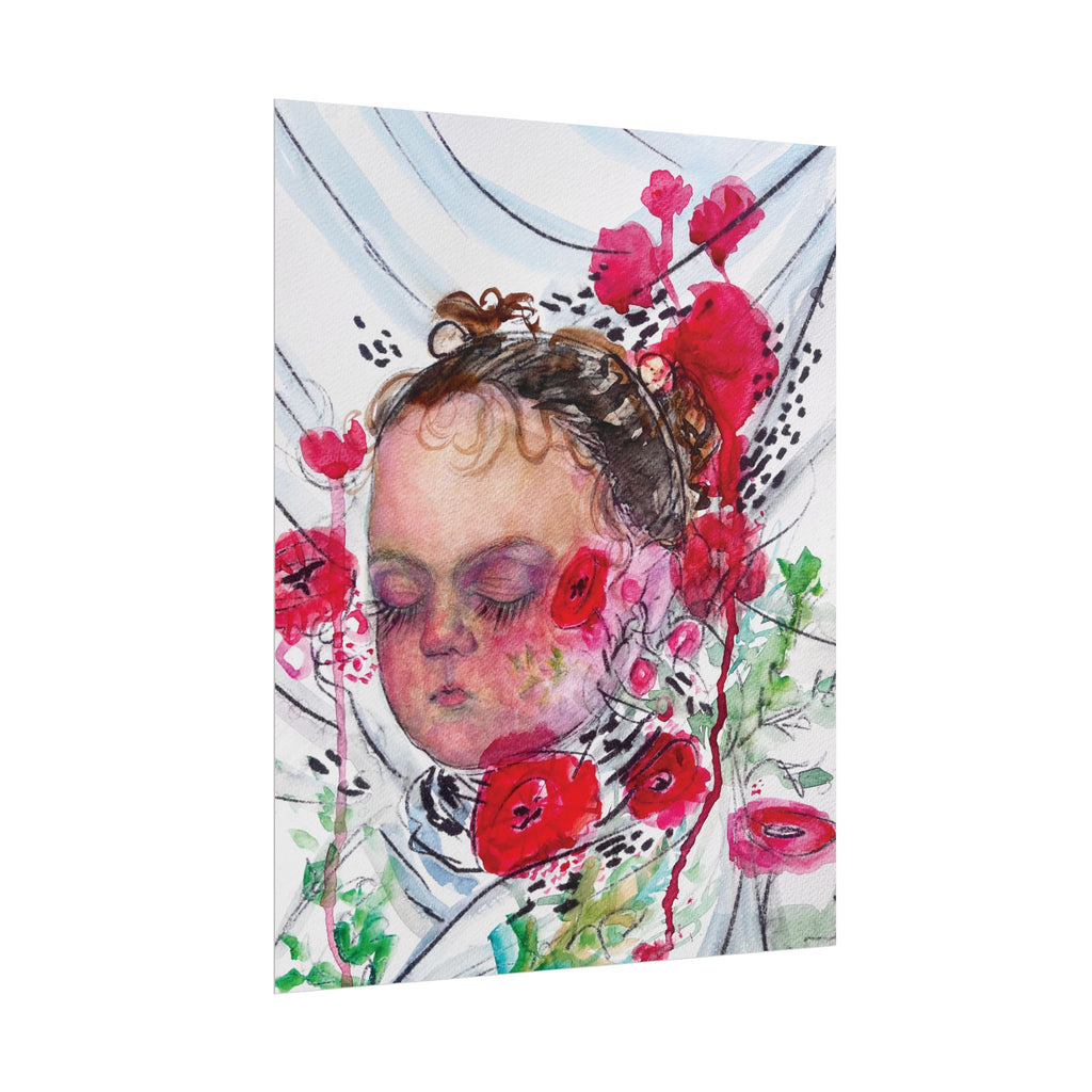 "Palestinian Girl" Rolled Poster