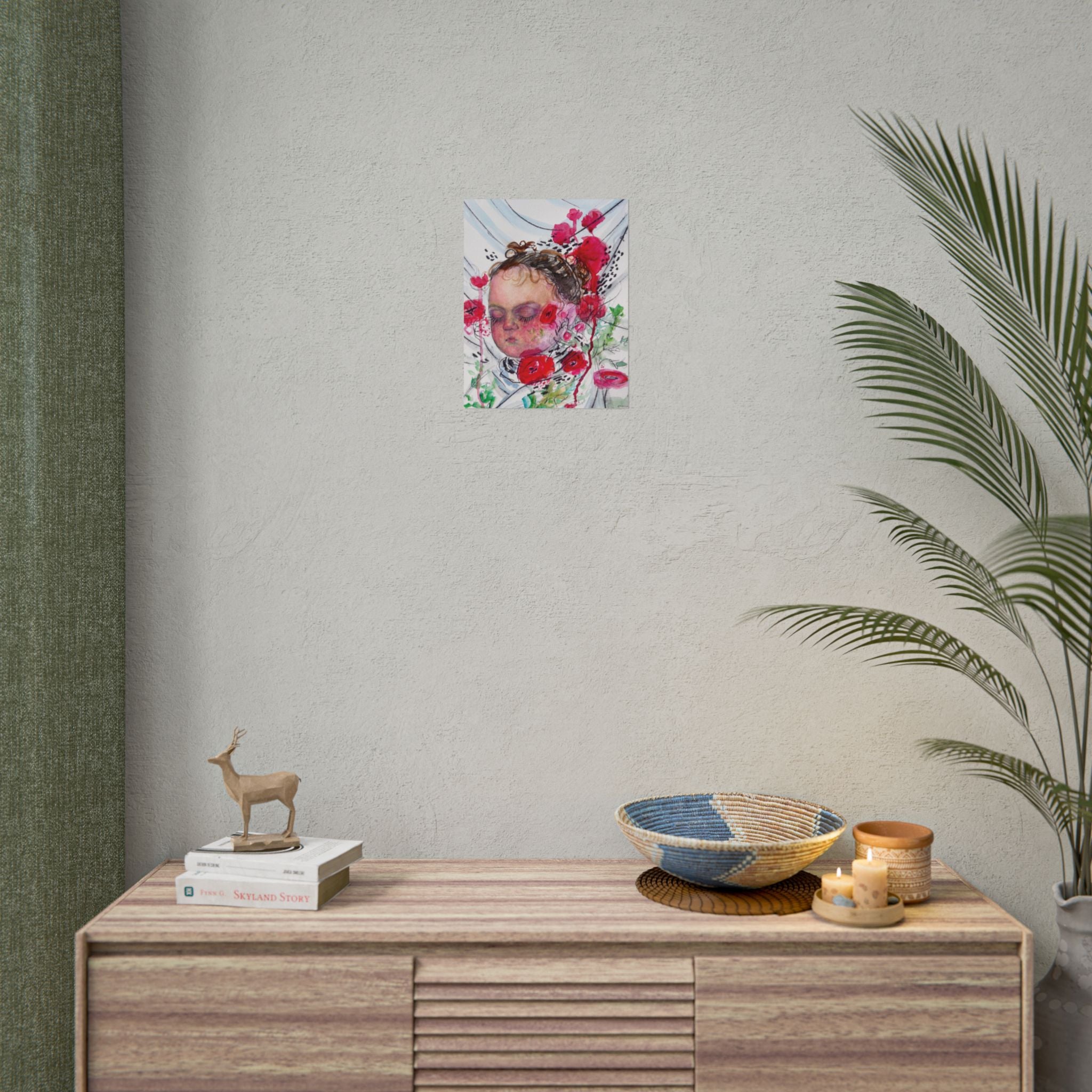 "Palestinian Girl" Rolled Poster