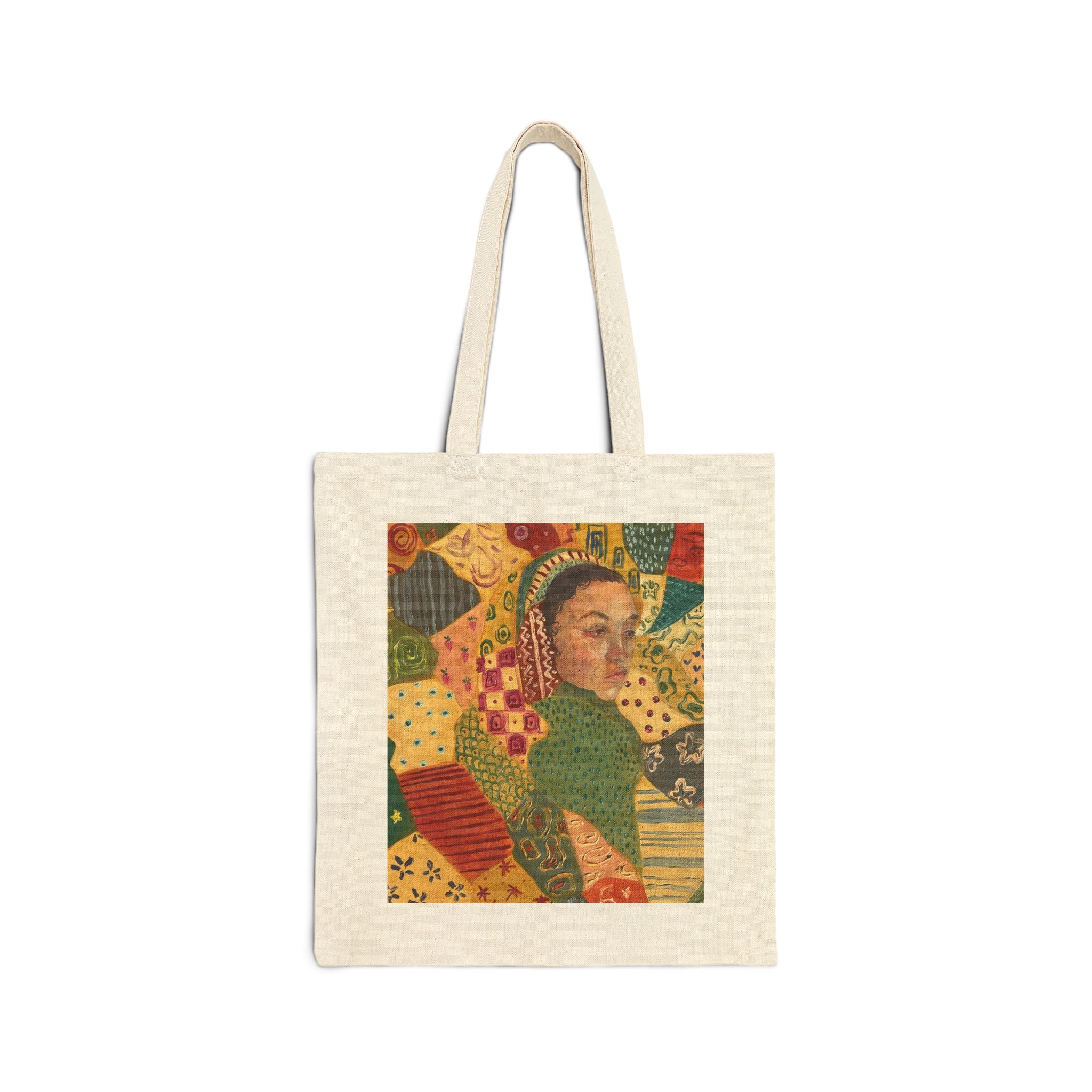 "A Patchwork Quilt" Cotton Canvas Tote Bag