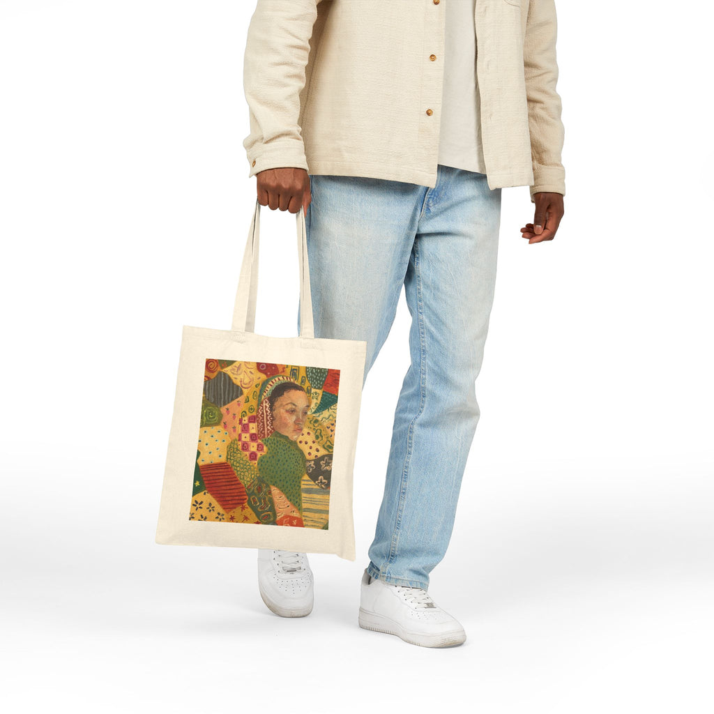 "A Patchwork Quilt" Cotton Canvas Tote Bag