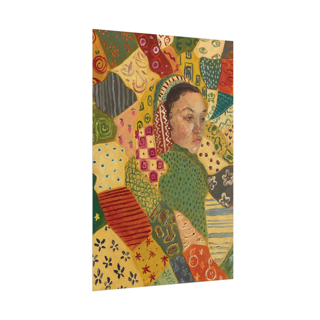 "A Patchwork Quilt" Rolled Poster