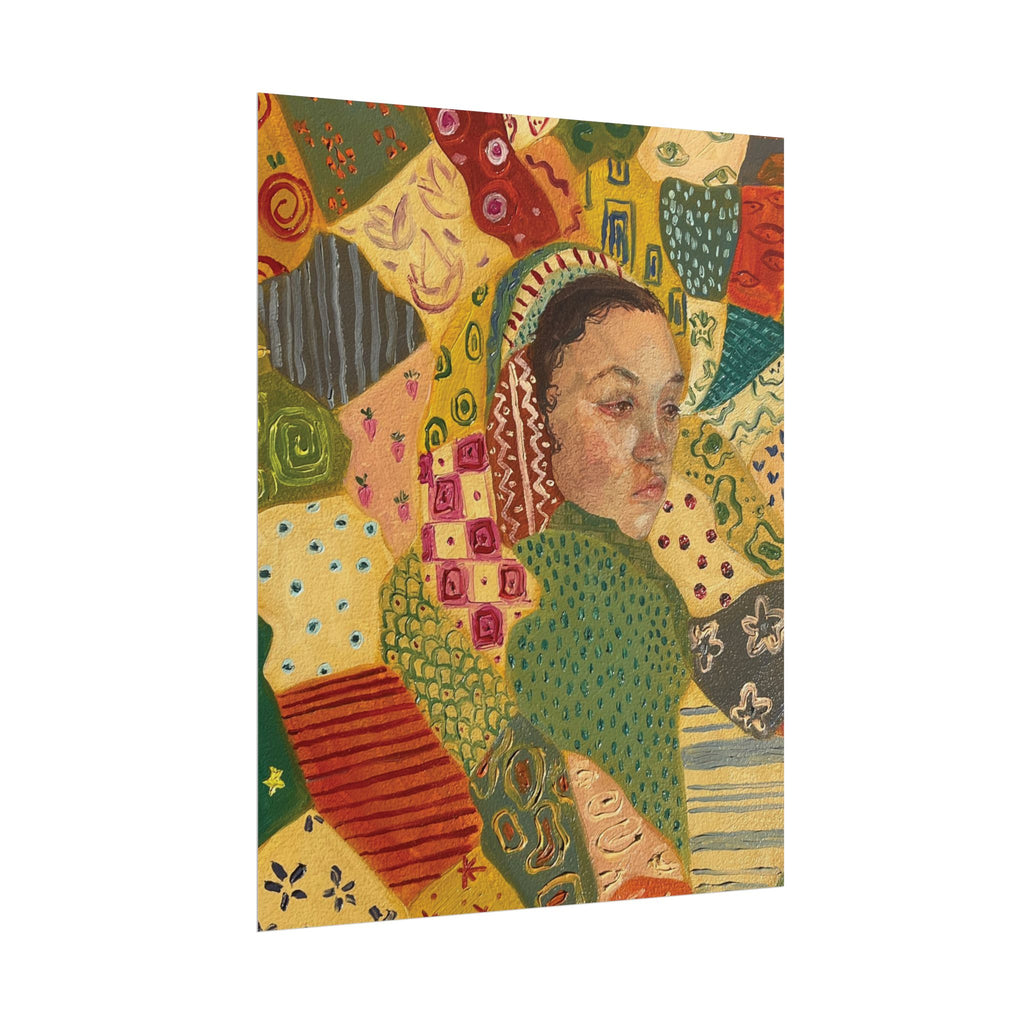 "A Patchwork Quilt" Rolled Poster