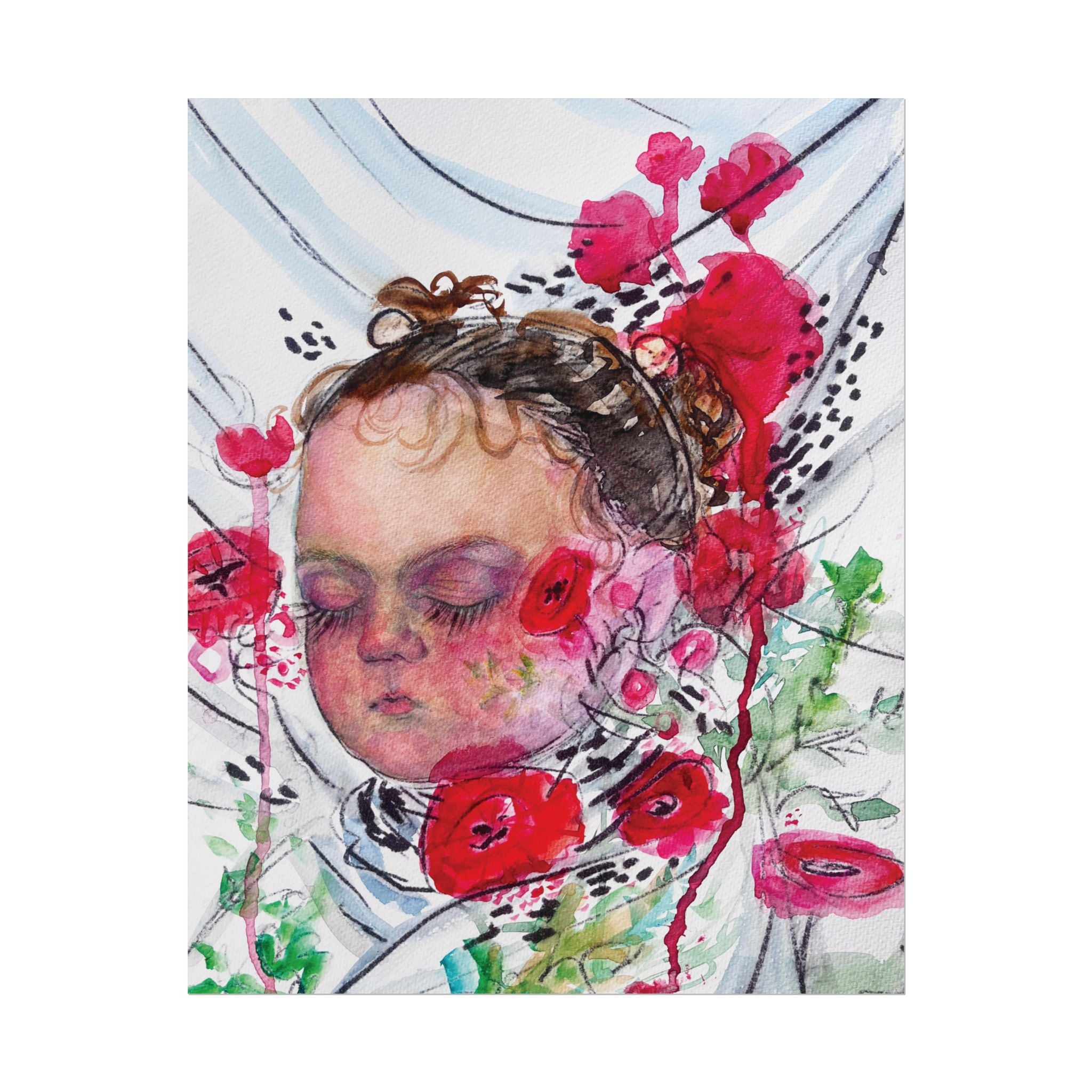 "Palestinian Girl" Rolled Poster