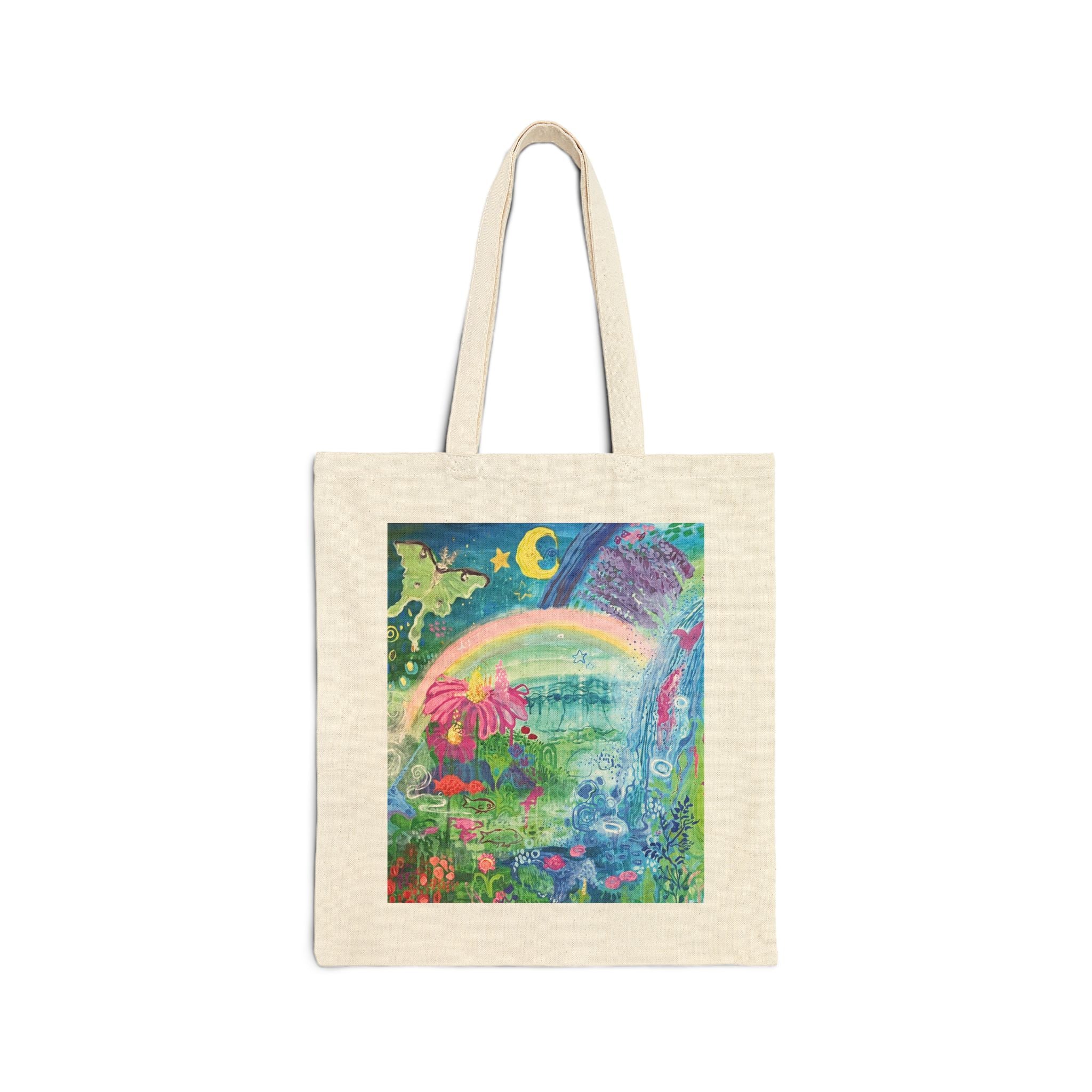 "Girl World" Canvas Tote Bag