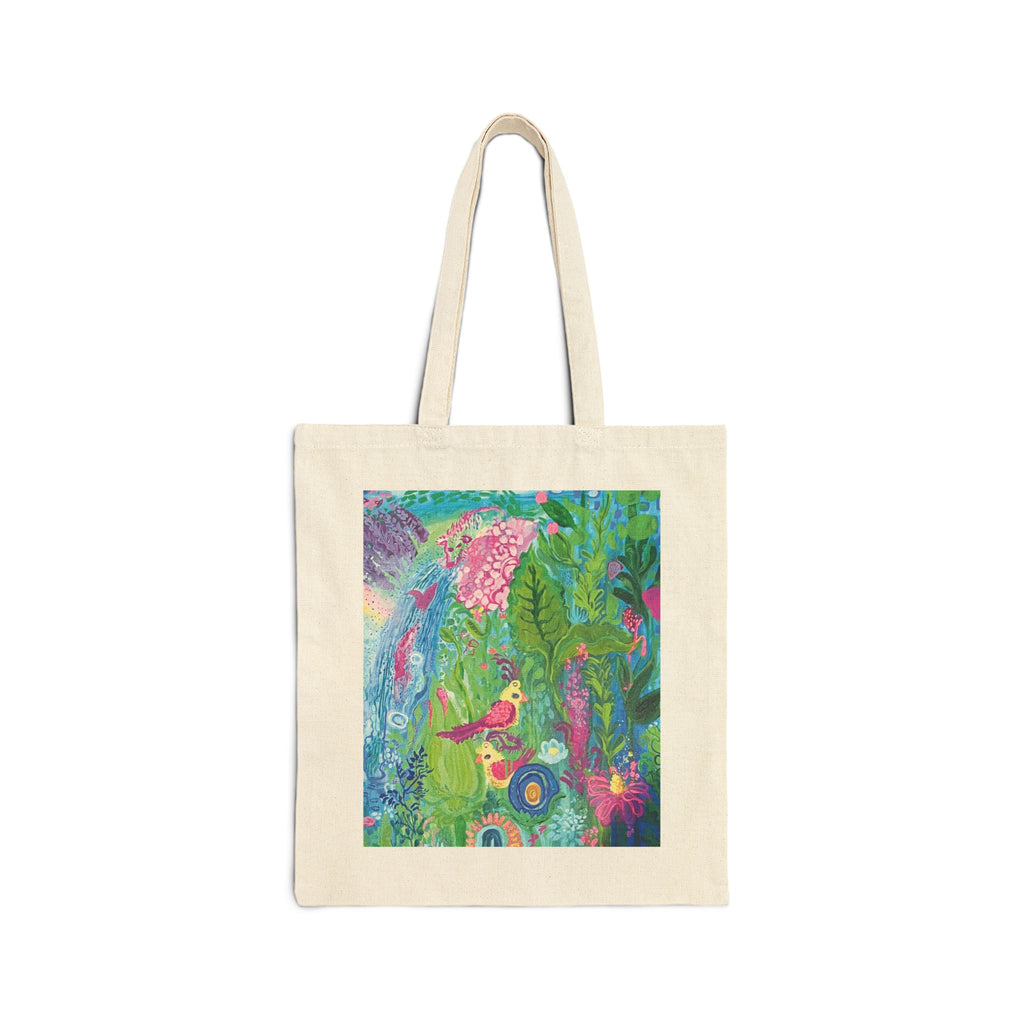"Girl World" Canvas Tote Bag