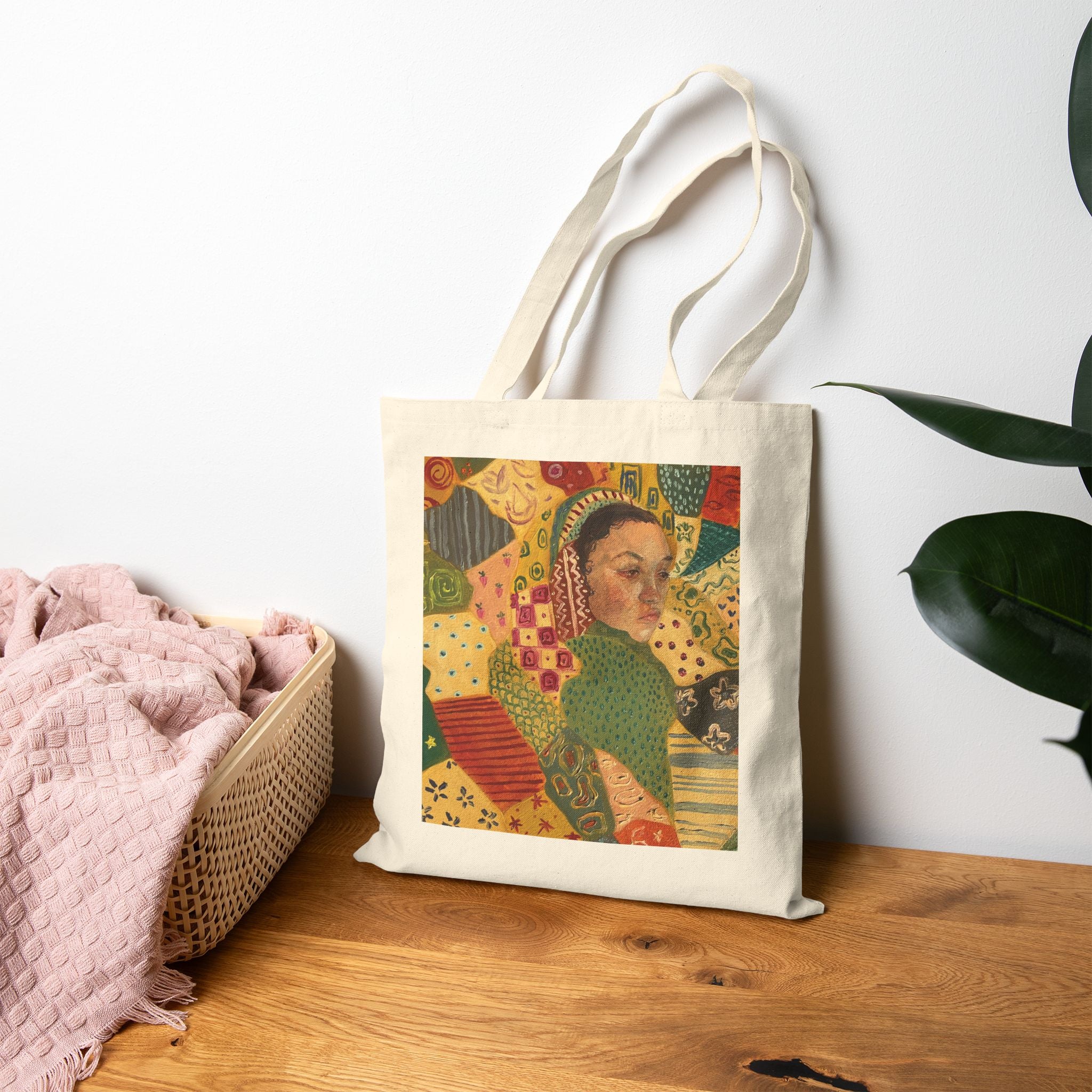 "A Patchwork Quilt" Cotton Canvas Tote Bag