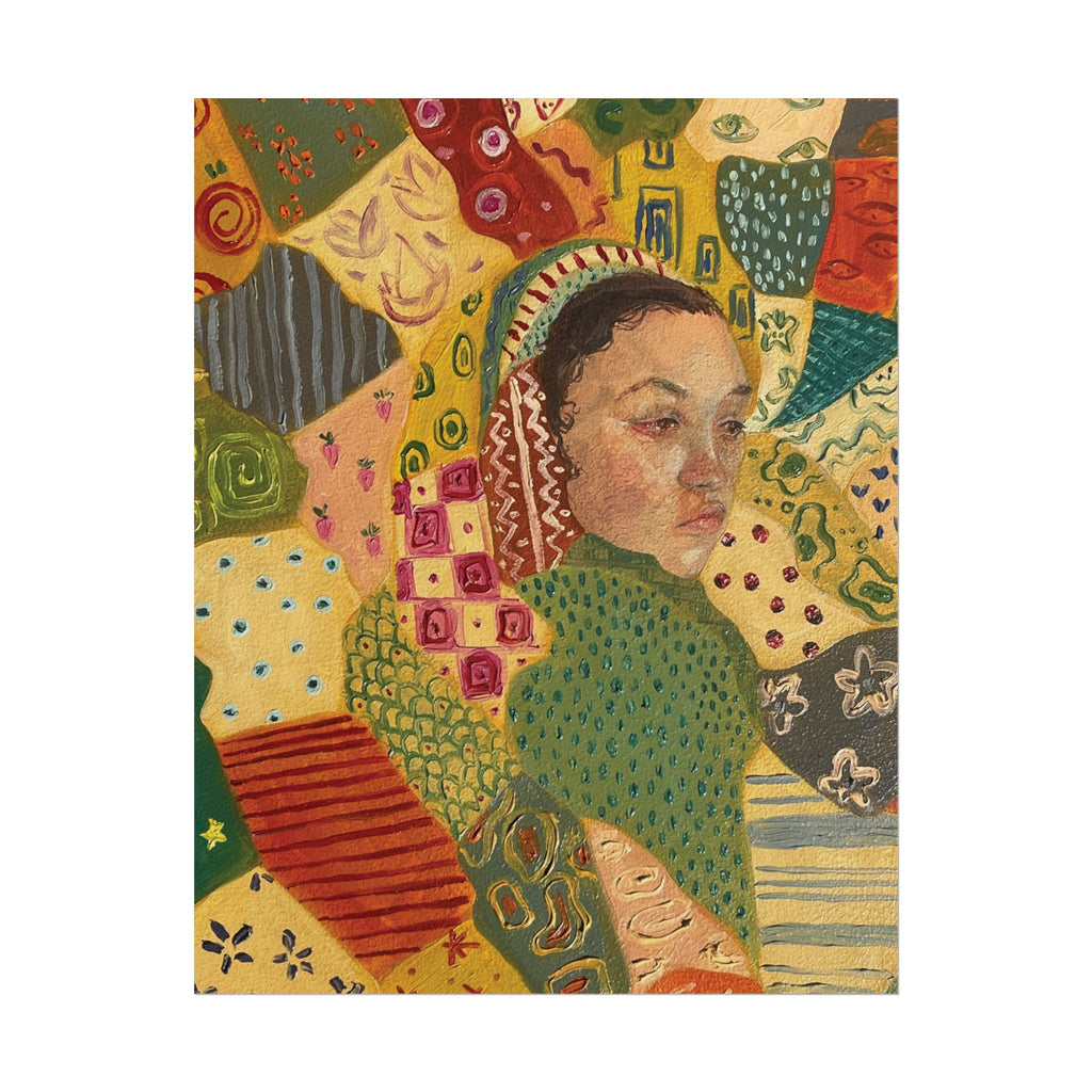 "A Patchwork Quilt" Rolled Poster