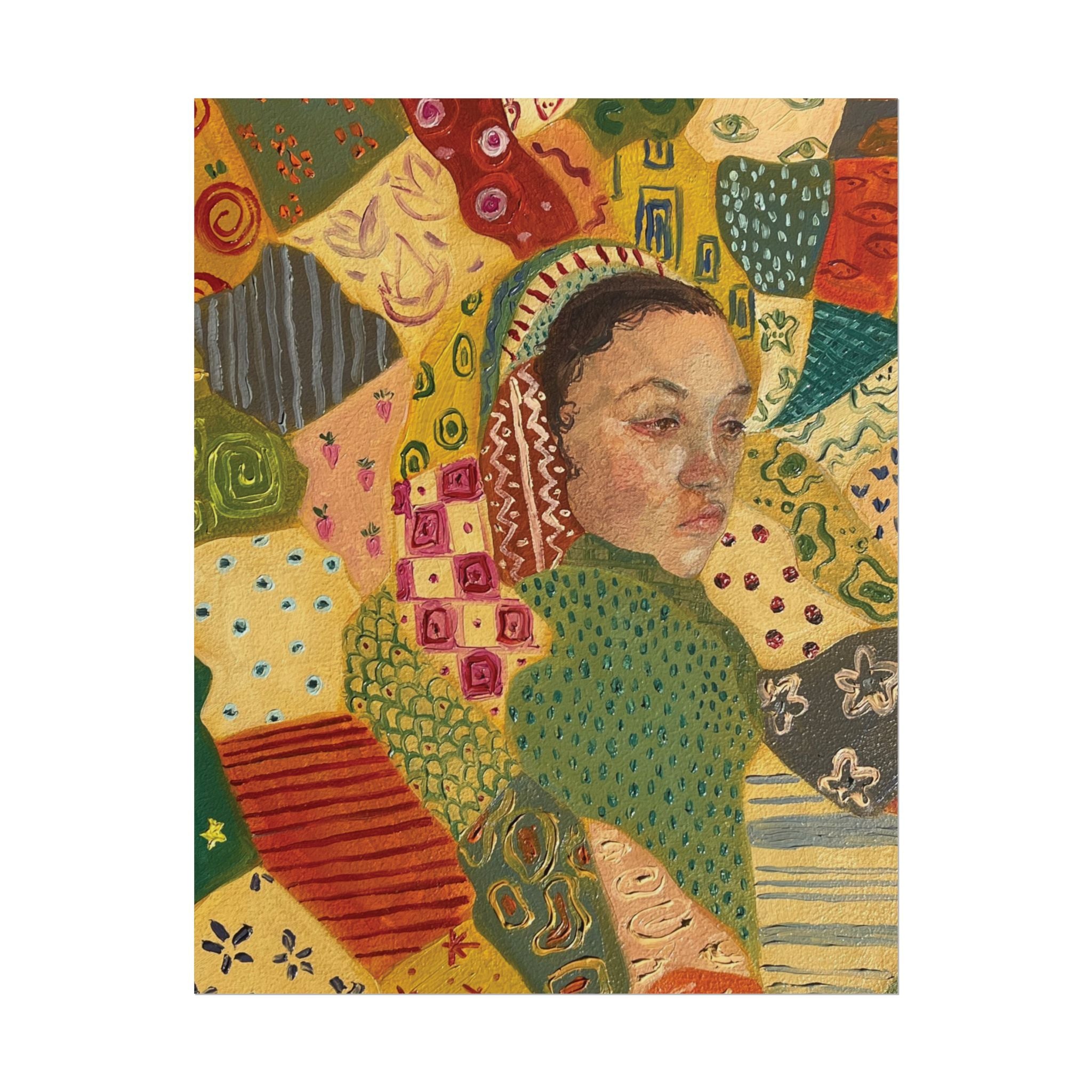 "A Patchwork Quilt" Rolled Poster