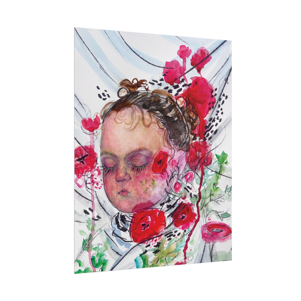 "Palestinian Girl" Rolled Poster