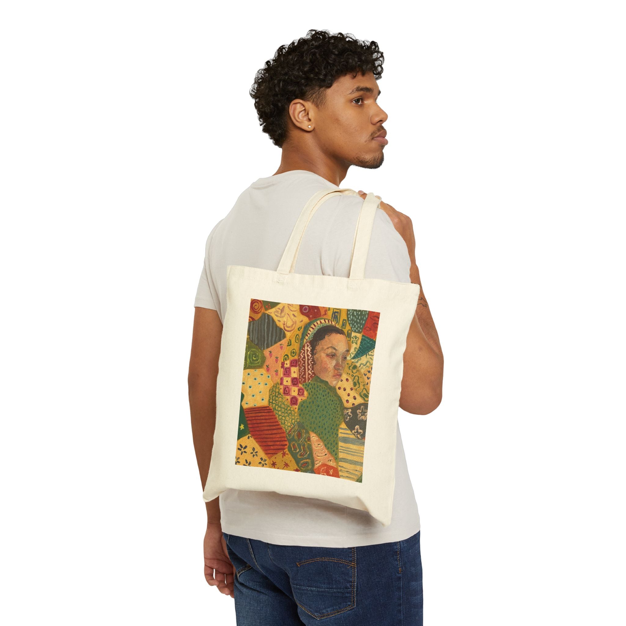 "A Patchwork Quilt" Cotton Canvas Tote Bag