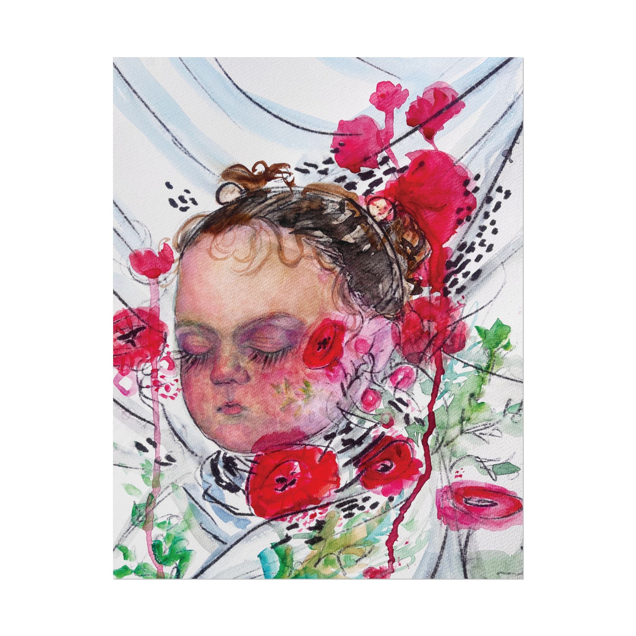 "Palestinian Girl" Rolled Poster